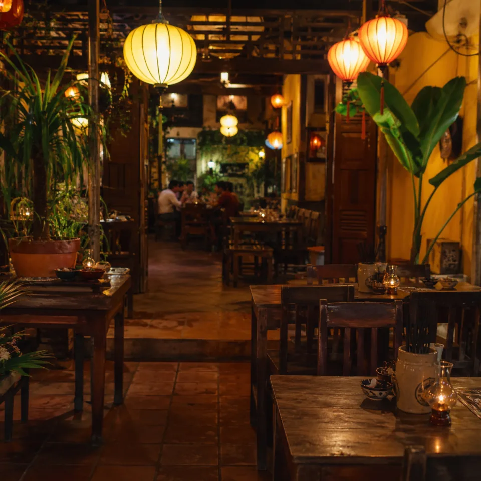 Quầy pha chế buổi sáng